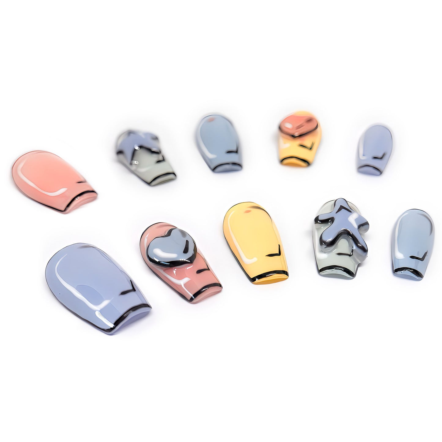 Press-On Nails: Comic Illusion