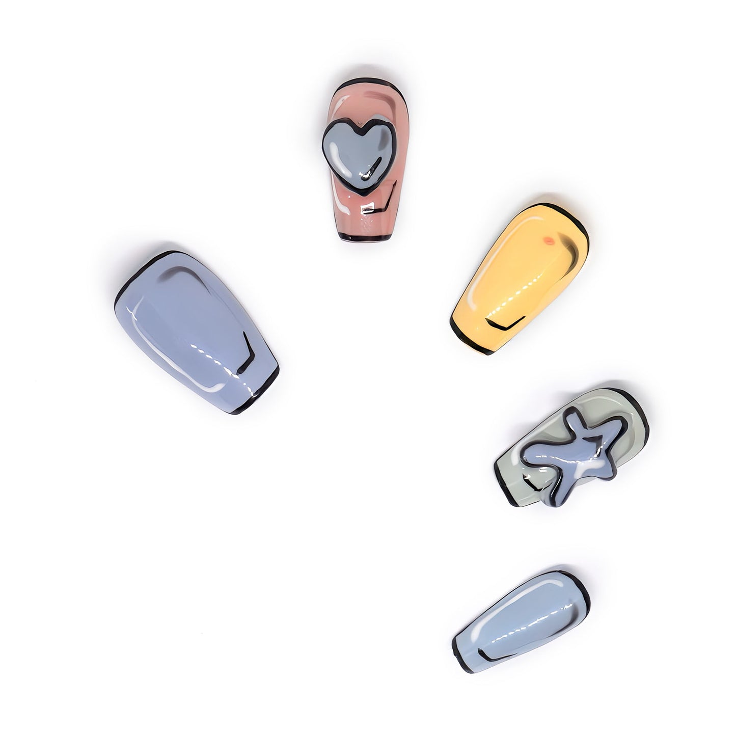 Press-On Nails: Comic Illusion