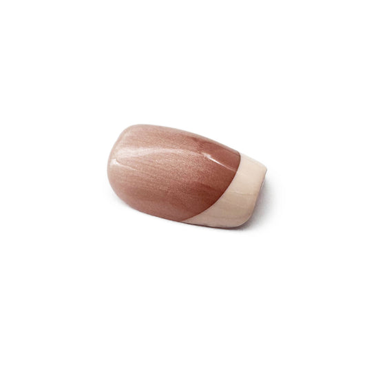 Press-On Nails: Café Au Lait