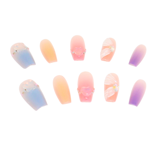 Press-On Nails: Pastel Charms
