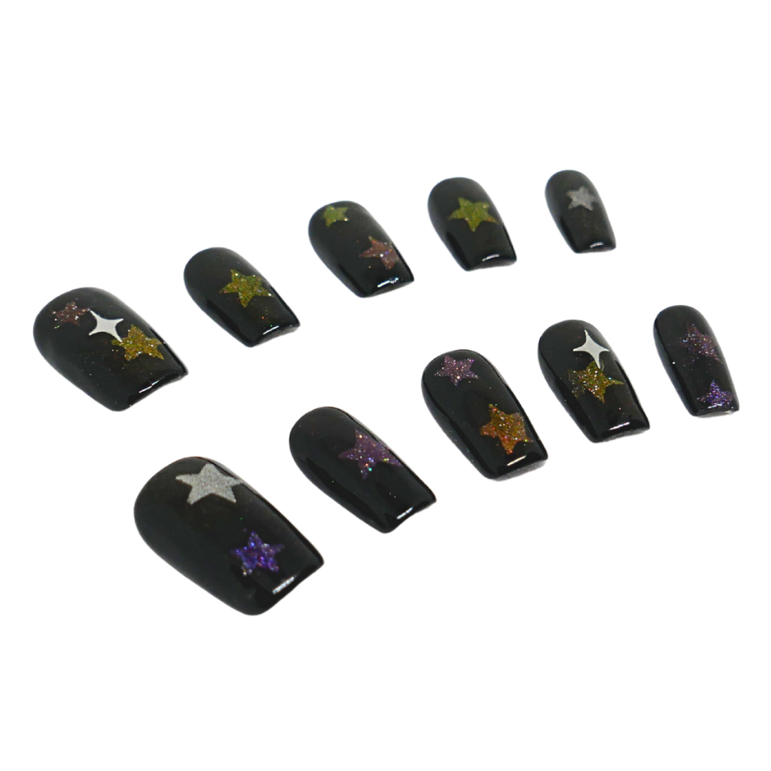 Press-On Nails: Starlit Sparks