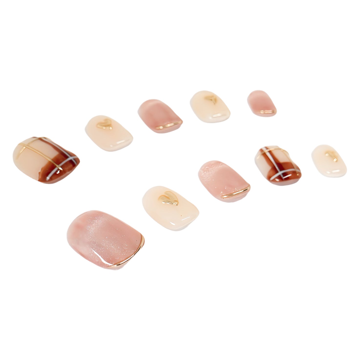 Press-On Nails: Soft Whispers