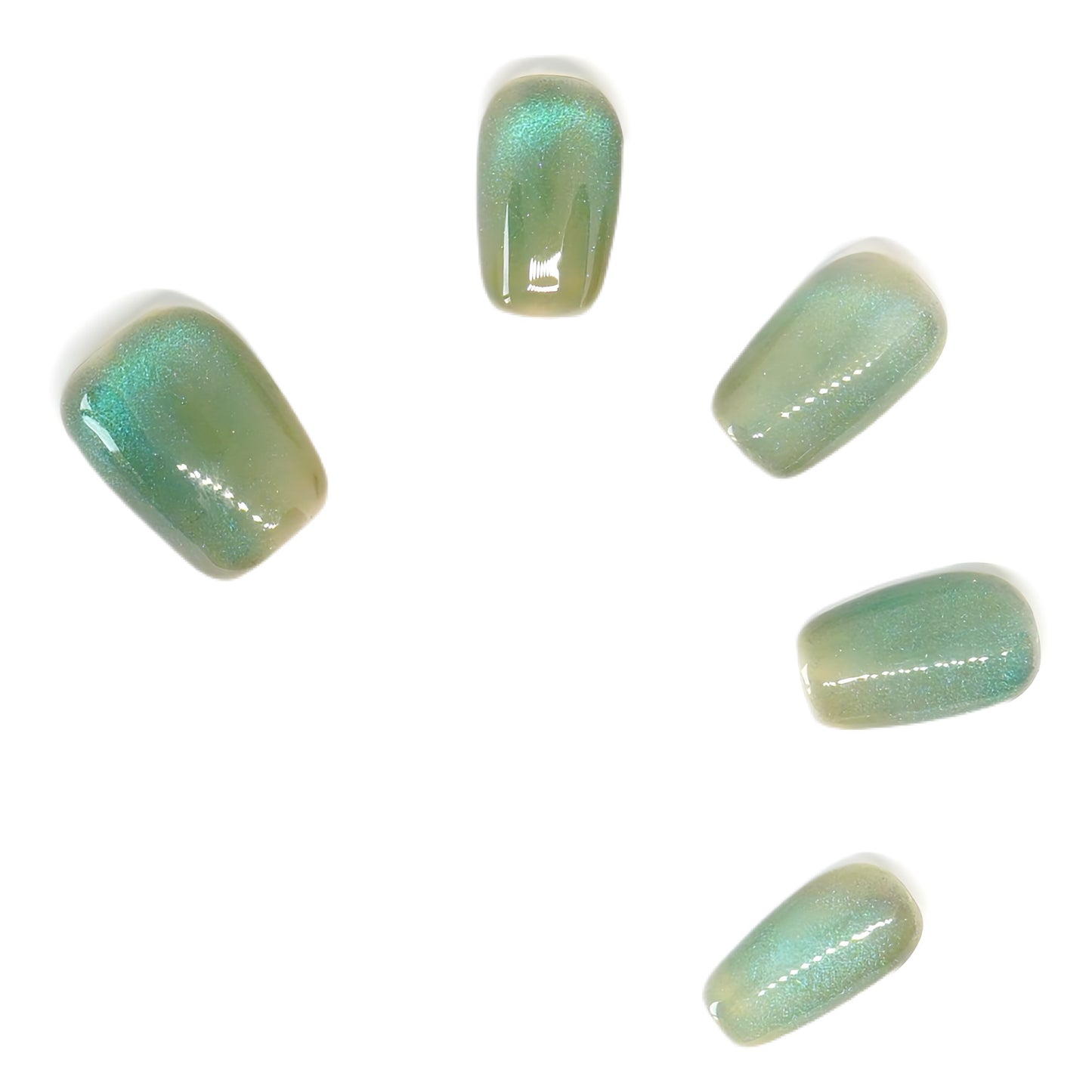 Press-On Nails: Serene Jade
