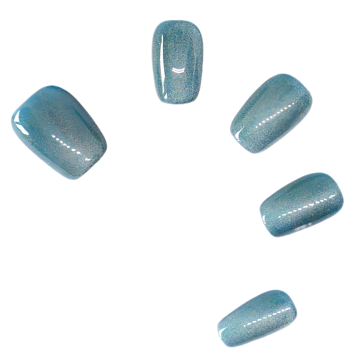 Press-On Nails: Ocean Mist