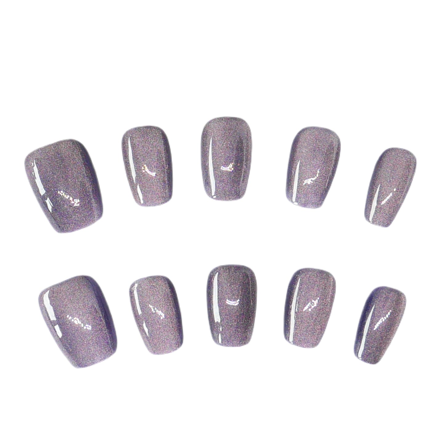 Press-On Nails: Twilight Plum