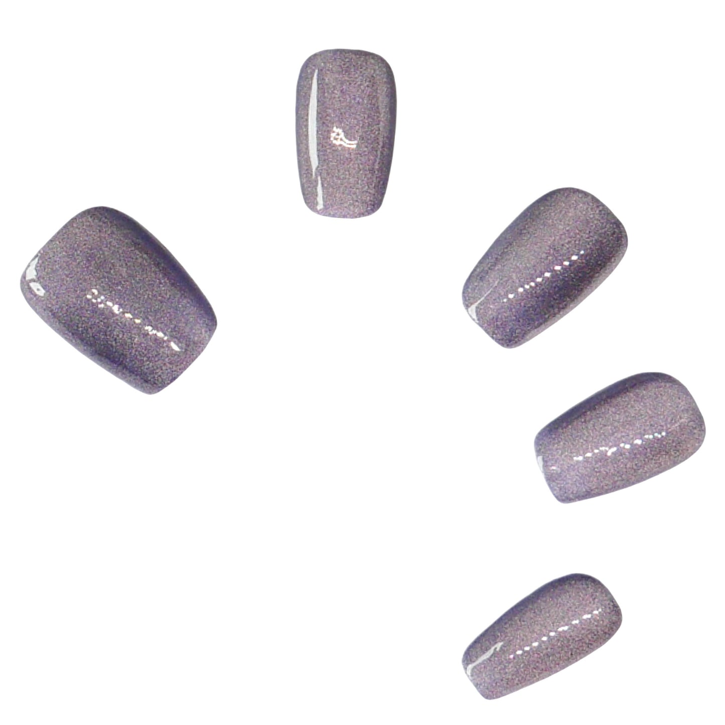 Press-On Nails: Twilight Plum