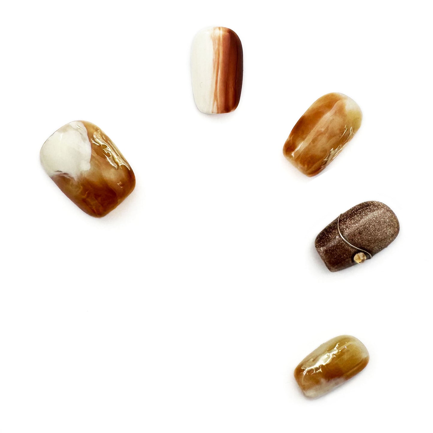 Press-On Nails: Sunkissed Caramel