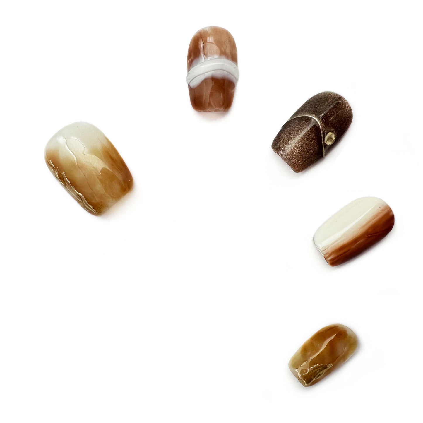 Press-On Nails: Sunkissed Caramel