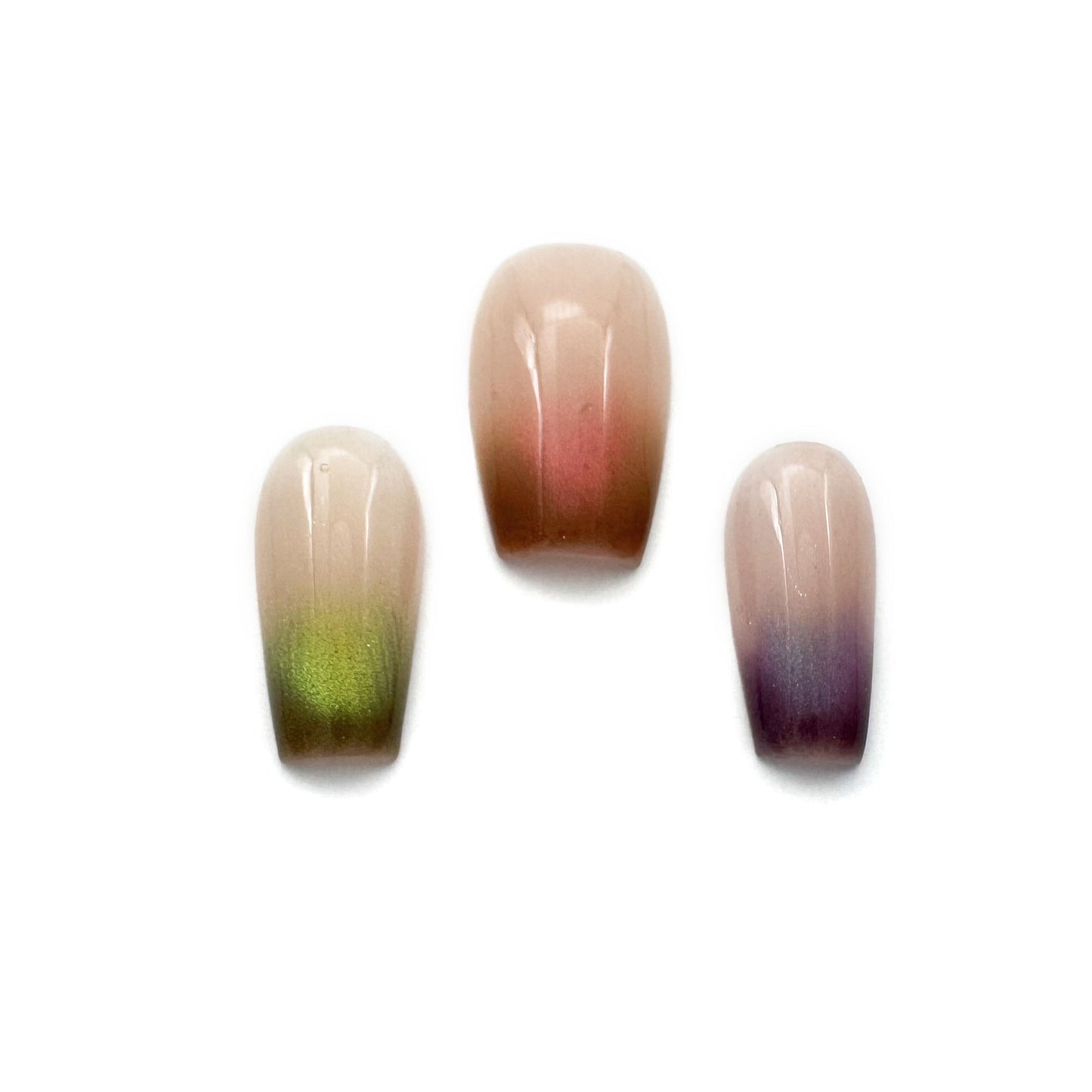 Press-On Nails: Ombré Garden