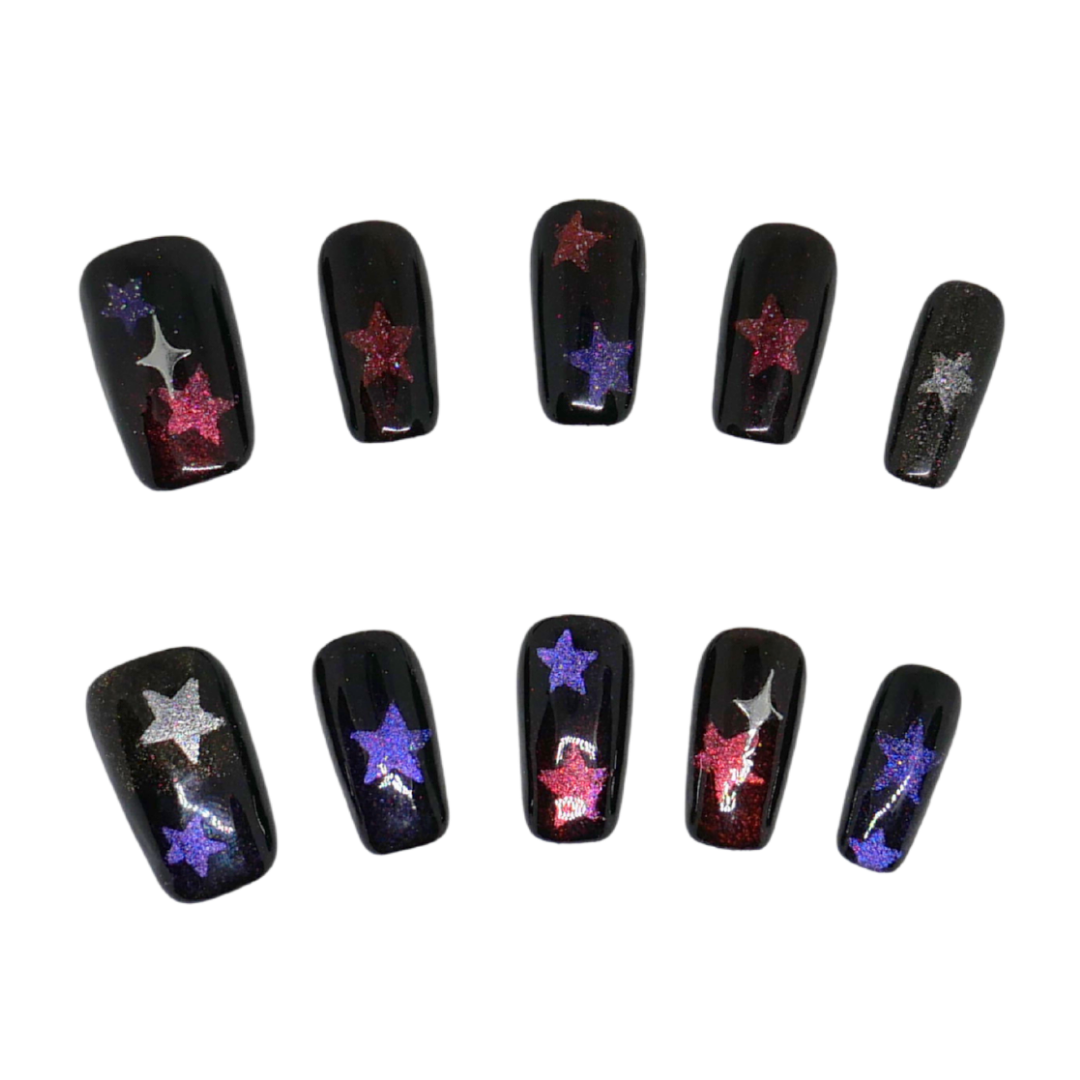 Press-On Nails: Starlit Sparks