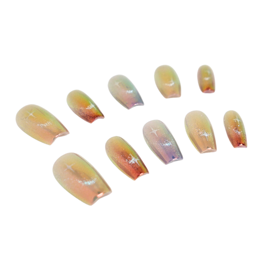 Press-On Nails: Stellar Hues